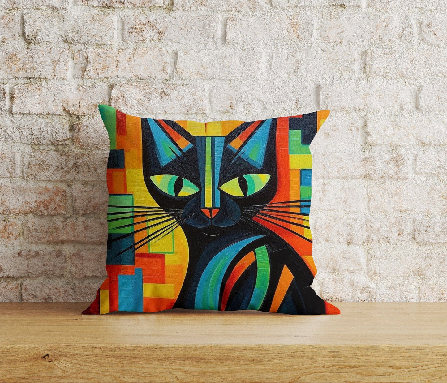 Onay Home Textile Cushion Covers 8 / 12 x 12 inch (30 x 30 cm) Double Side Funny Cat Cute Cat Scatter Home Decor Cushion Covers