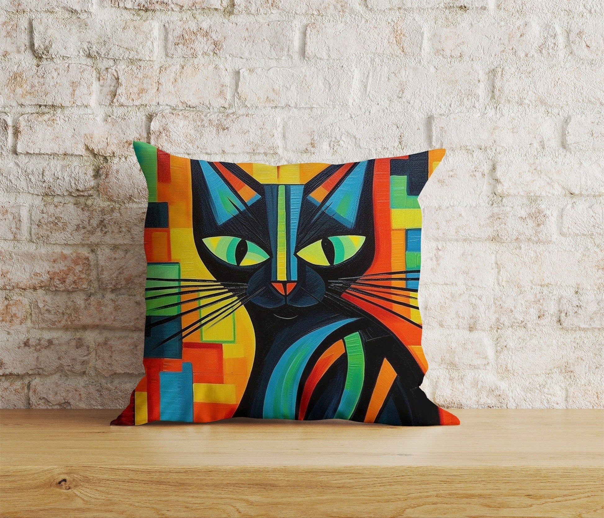 Onay Home Textile Cushion Covers 8 / 12 x 12 inch (30 x 30 cm) Double Side Funny Cat Cute Cat Scatter Home Decor Cushion Covers