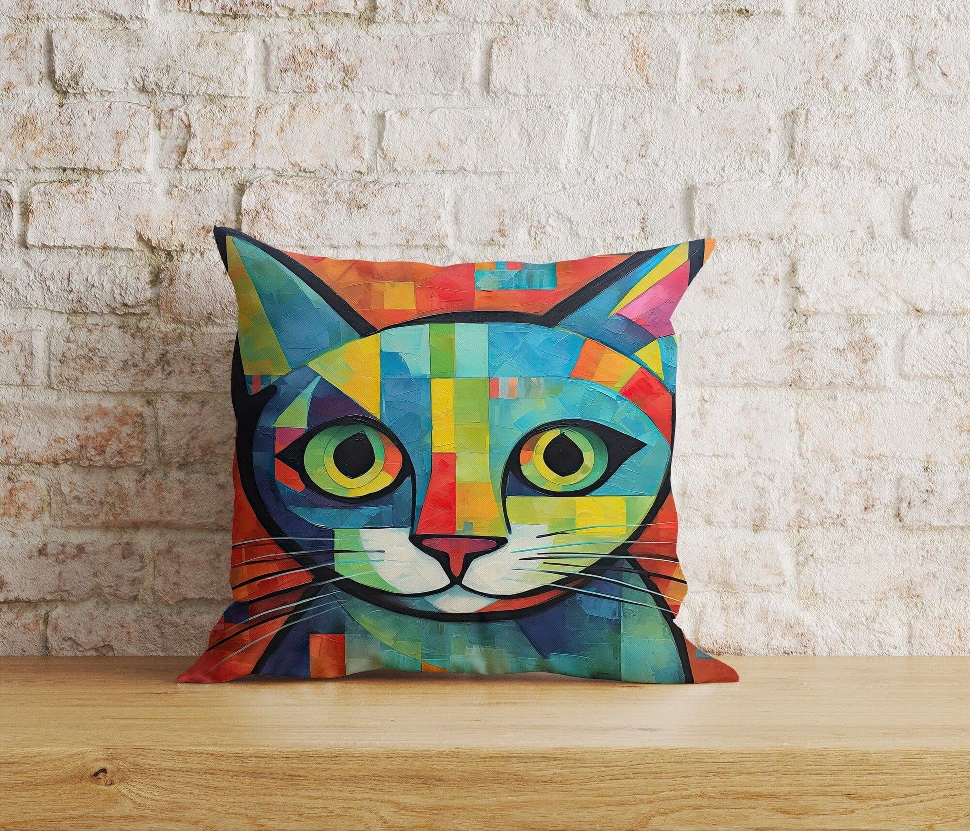 Onay Home Textile Cushion Covers 1 / 12 x 12 inch (30 x 30 cm) Double Side Funny Cat Cute Cat Scatter Home Decor Cushion Covers