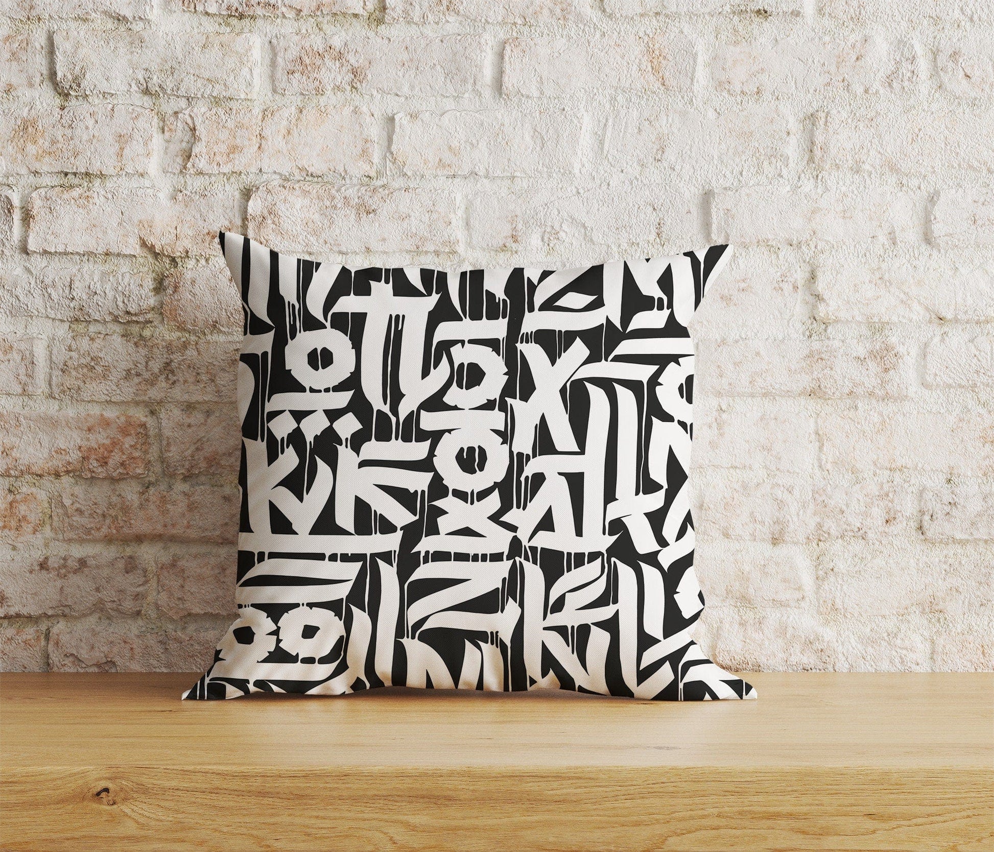 Onay Home Textile Cushion Covers 7 / 12 x 12 inch (30 x 30 cm) Double Side Graffiti Art Cushion Cover Urban Street Artist Pillowcase