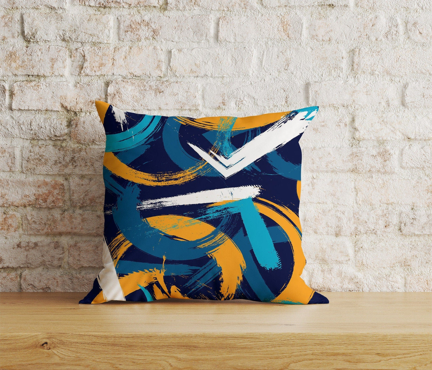 Onay Home Textile Cushion Covers 1 / 12 x 12 inch (30 x 30 cm) Double Side Graffiti Art Cushion Cover Urban Street Artist Pillowcase