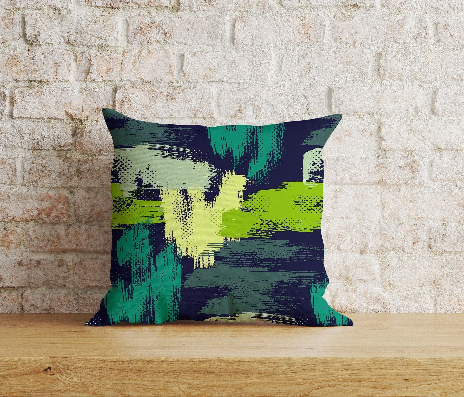 Onay Home Textile Cushion Covers 1 / 12 x 12 inch (30 x 30 cm) Double Side Graffiti Art Pillow Cover Rainbow Graffiti Cushion Cover