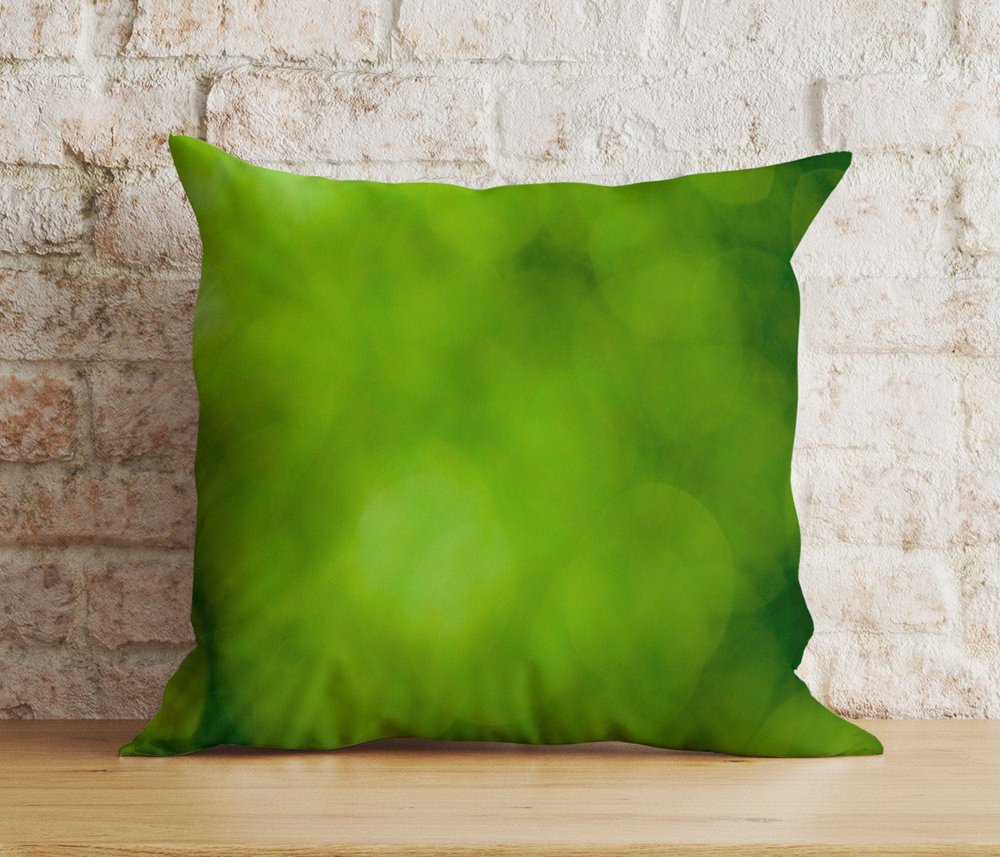 Onay 9 / 12 x 12 inch (30 x 30 cm) Double Side Green Abstract Grass Boho Summer Decoration Cushion Cover
