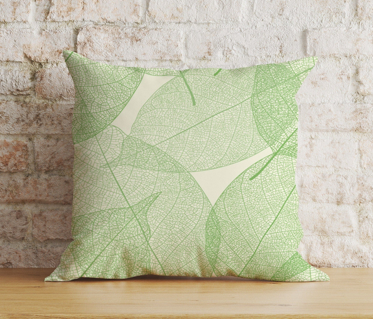 Onay 6 / 12 x 12 inch (30 x 30 cm) Double Side Green Abstract Grass Boho Summer Decoration Cushion Cover