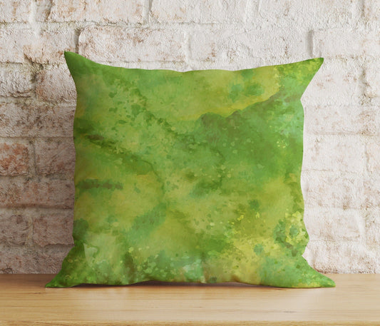 Onay 1 / 12 x 12 inch (30 x 30 cm) Double Side Green Leaf Botanical Stylish Green Patterns Cushion Cover