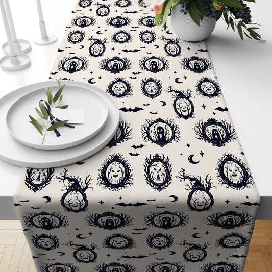 Vintage & Artistic Halloween Table Runner Collection