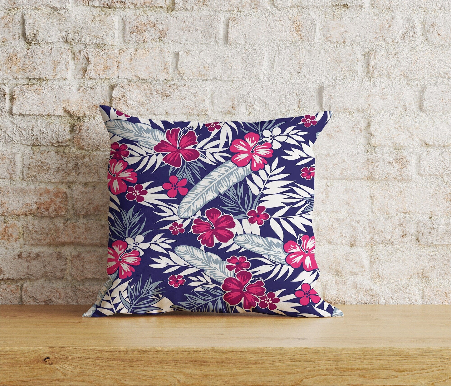 Onay Home Textile Cushion Covers 3 / 12 x 12 inch (30 x 30 cm) Double Side Hawaiian Tropical Cushion Covers Green Palm Pillow Cover