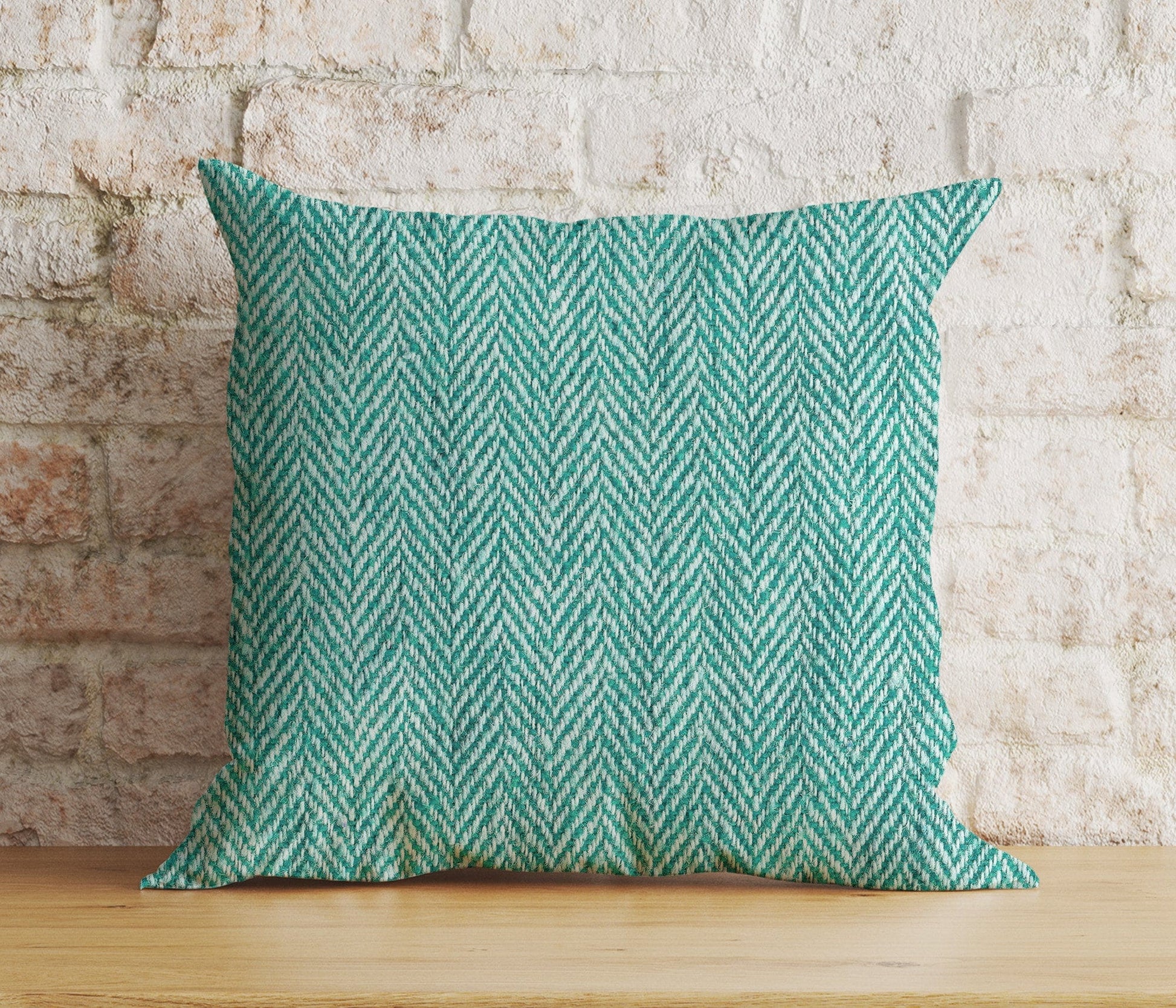 Onay 9 / 12 x 12 inch (30 x 30 cm) Double Side Herringbone Printed Colorful Decorative Cushion Cover