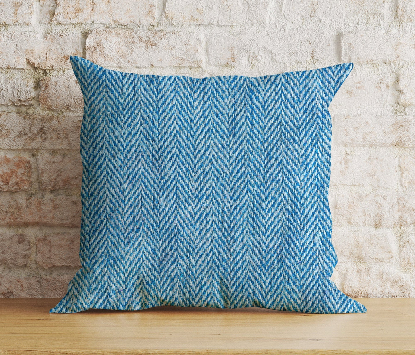 Onay 8 / 12 x 12 inch (30 x 30 cm) Double Side Herringbone Printed Colorful Decorative Cushion Cover