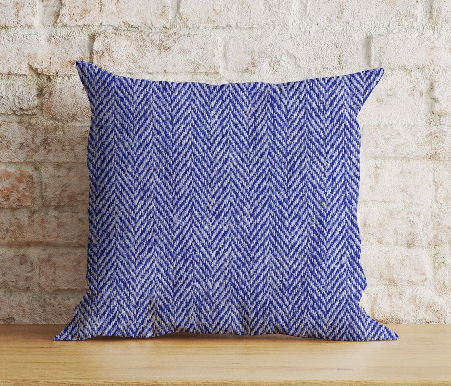 Onay 7 / 12 x 12 inch (30 x 30 cm) Double Side Herringbone Printed Colorful Decorative Cushion Cover