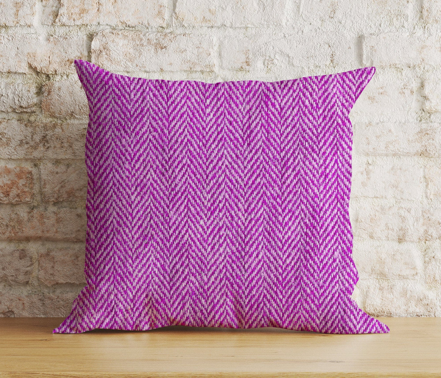 Onay 4 / 12 x 12 inch (30 x 30 cm) Double Side Herringbone Printed Colorful Decorative Cushion Cover