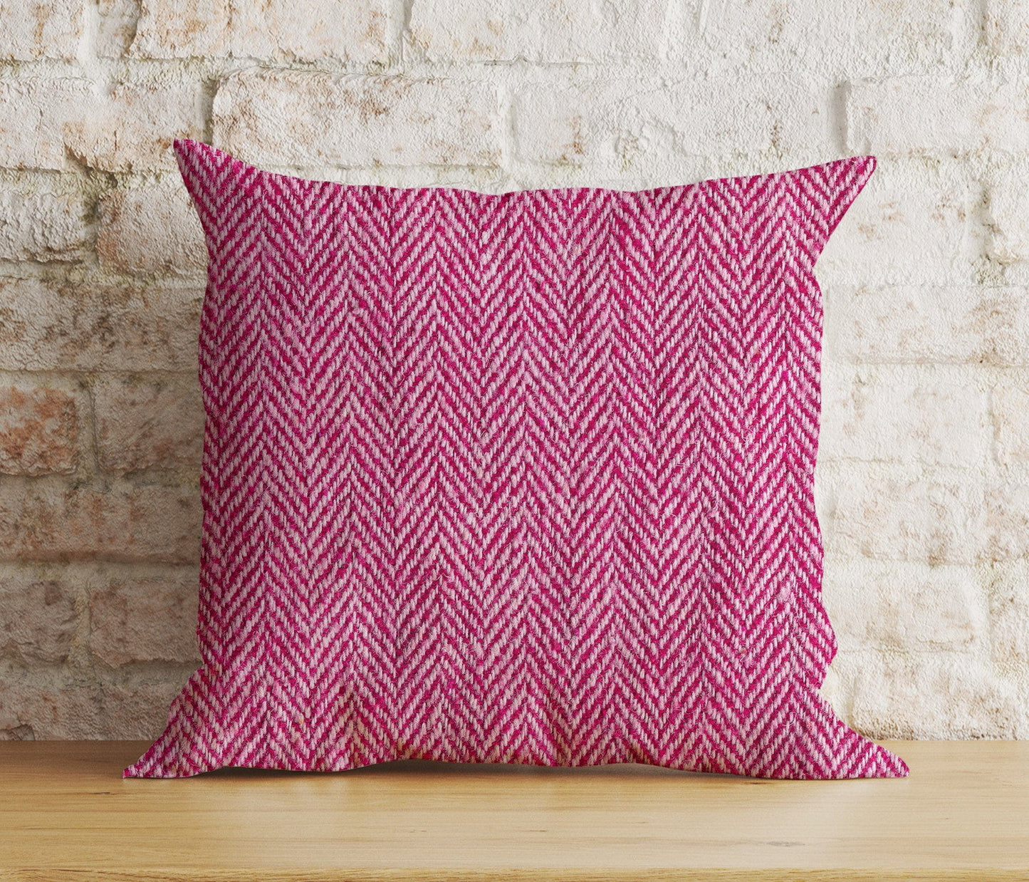 Onay 6 / 12 x 12 inch (30 x 30 cm) Double Side Herringbone Printed Colorful Decorative Cushion Cover