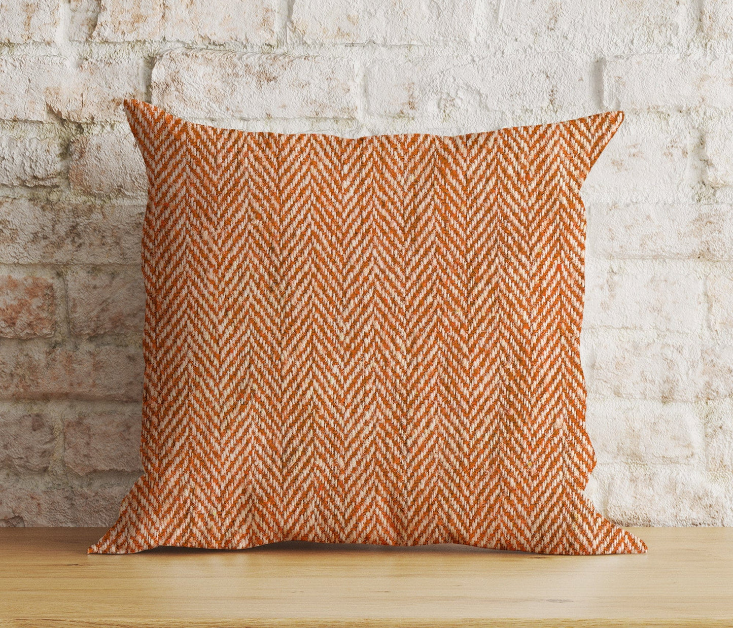 Onay 3 / 12 x 12 inch (30 x 30 cm) Double Side Herringbone Printed Colorful Decorative Cushion Cover