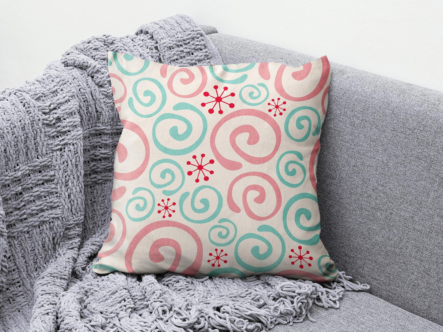 Onay 6 / 12 x 12 inch (30 x 30 cm) Kids Cartoon Print Decorative Kids Room Cushion Cover