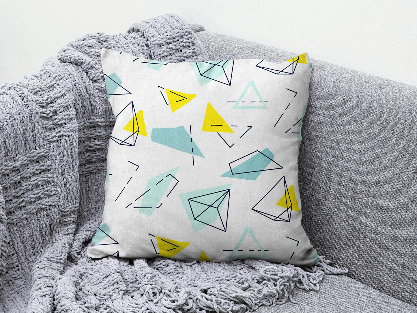 Onay 4 / 12 x 12 inch (30 x 30 cm) Kids Cartoon Print Decorative Kids Room Cushion Cover