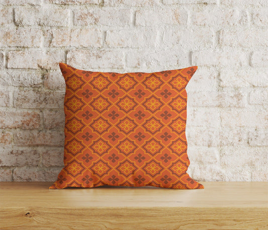 Onay Home Textile Cushion Covers 1 / 12 x 12 inch (30 x 30 cm) Double Side Kilim Cushion Cover Etnic Orange Rug Scatter Pillow Covers