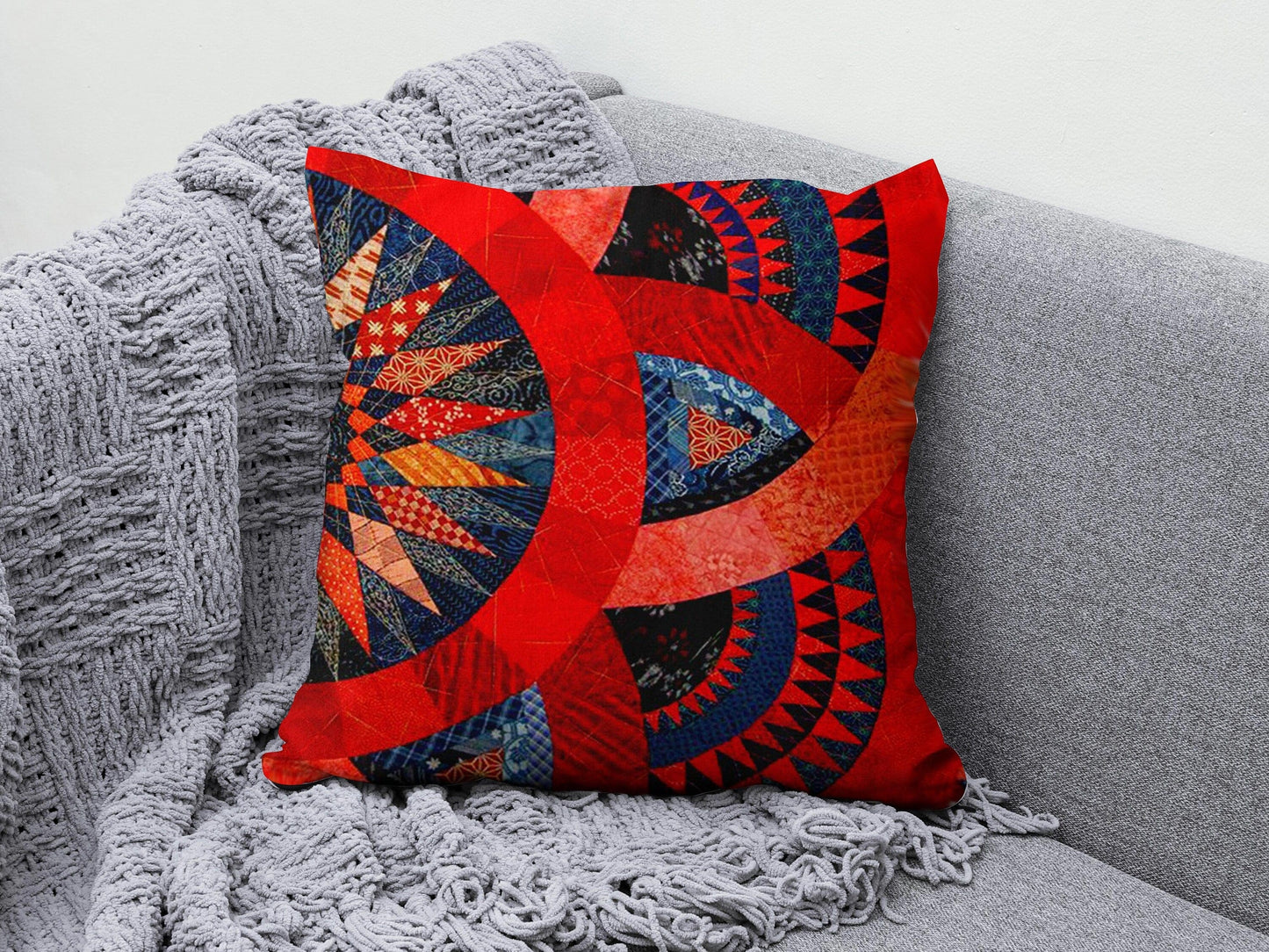 Onay 6 / 12 x 12 inch (30 x 30 cm) Kilim or Rug Ethnic Geometric Style Turkish Cushion Cover