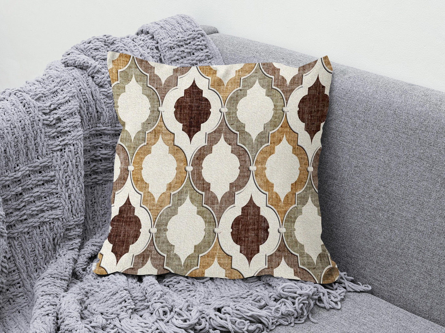 Onay 5 / 12 x 12 inch (30 x 30 cm) Kilim Rug Design Geometric Authentic Cushion Cover