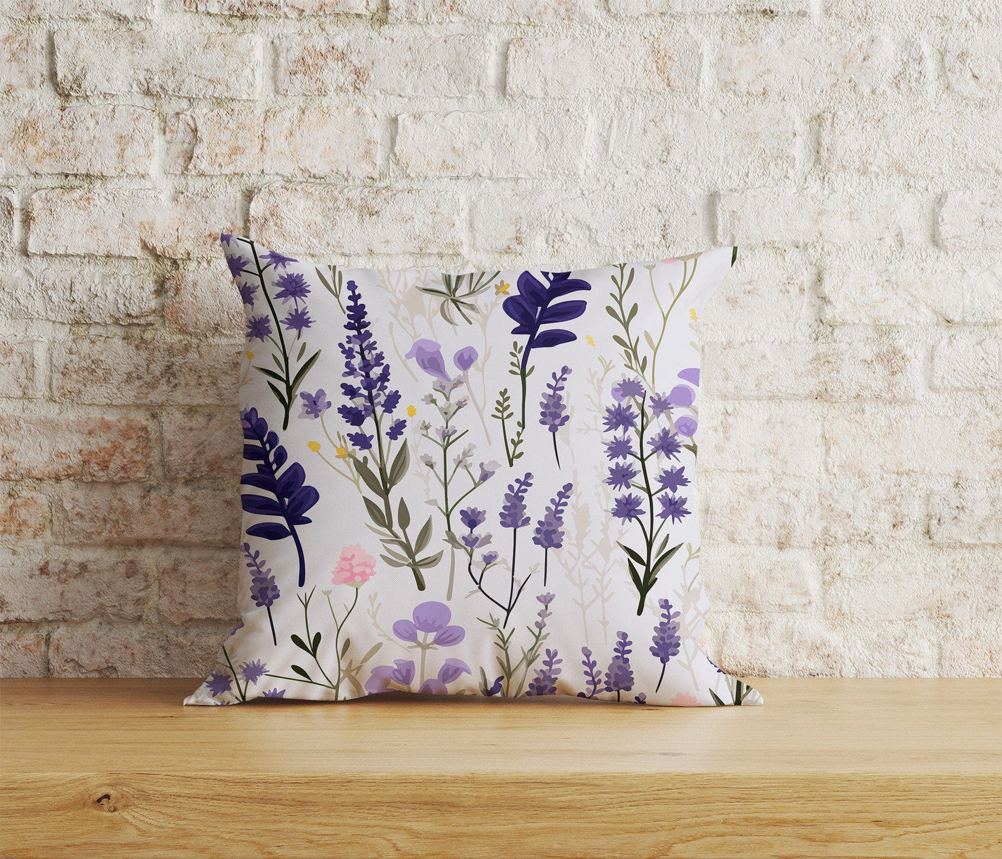 Onay Home Textile Cushion Covers 9 / 12 x 12 inch (30 x 30 cm) Double Side Lavender Cushion Cover Purple Pillow Case Lilac Cushion Case