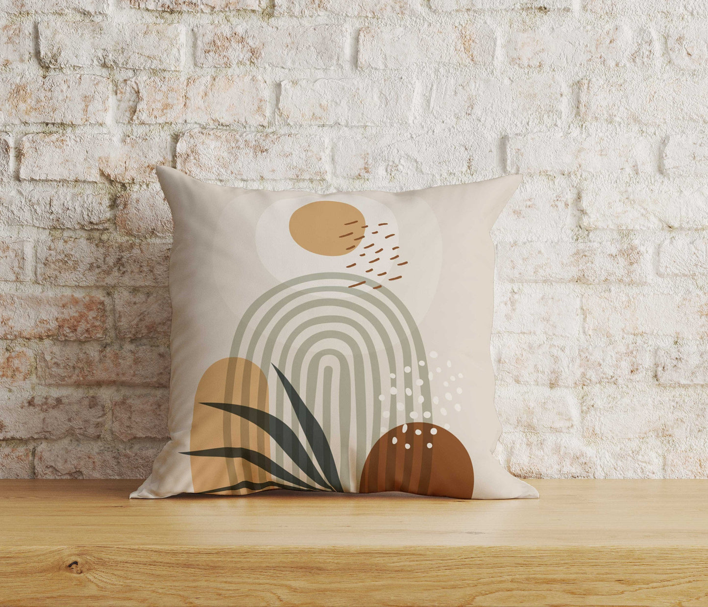 Onay Home Textile 9 / 12 x 12 inch (30 x 30 cm) Double Side Leaf & Vase Cushion Covers Floral Boho Cushion Case