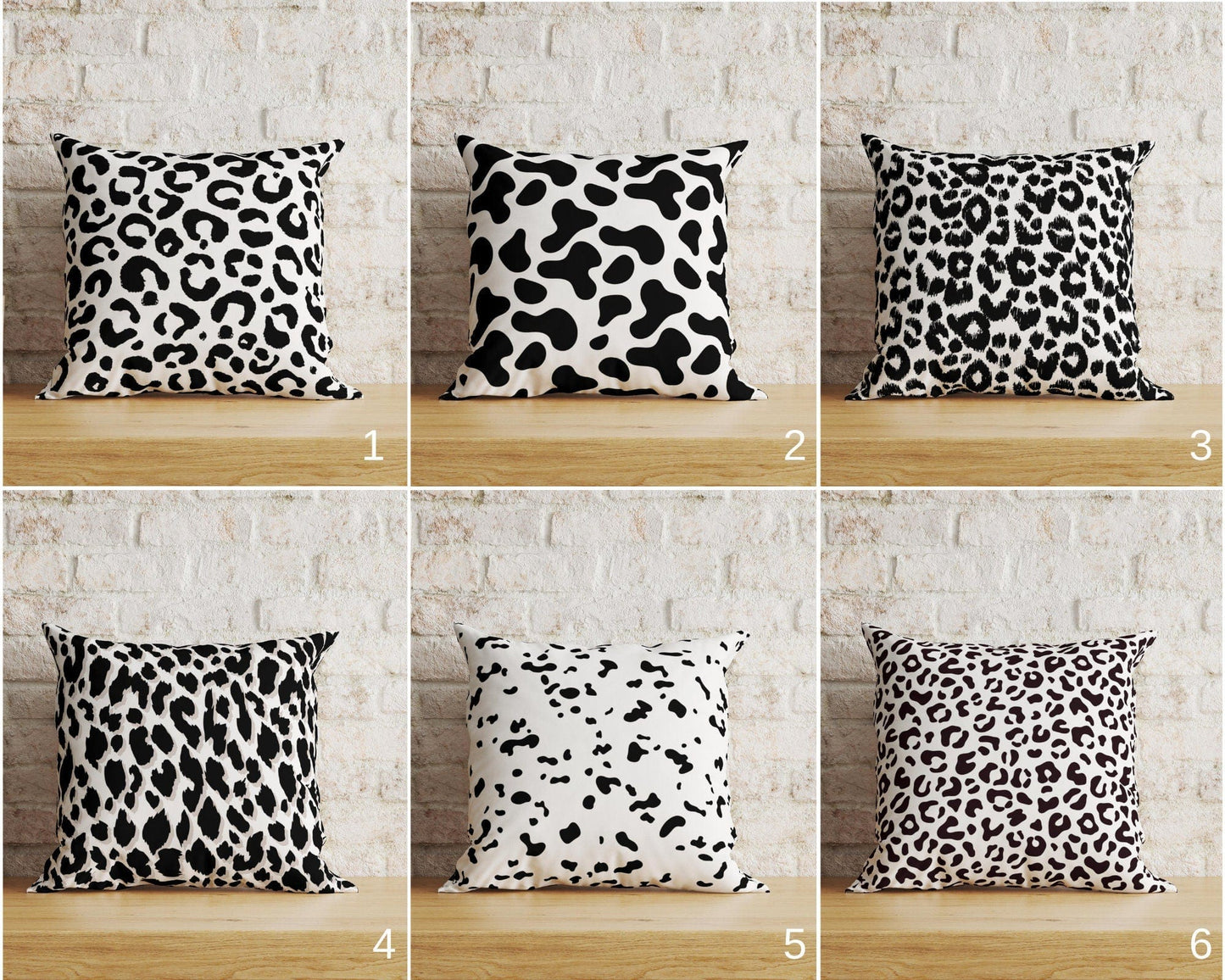 Onay Home Textile Cushion Covers Leopard Pattern Cushion Covers Leopard Geometric Pillow Case
