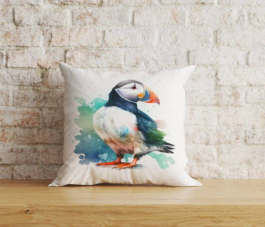 Onay Home Textile Cushion Covers 1 / 12 x 12 inch (30 x 30 cm) Double Side Love Puffin Cushion Covers Nautical Marine Seabird Design