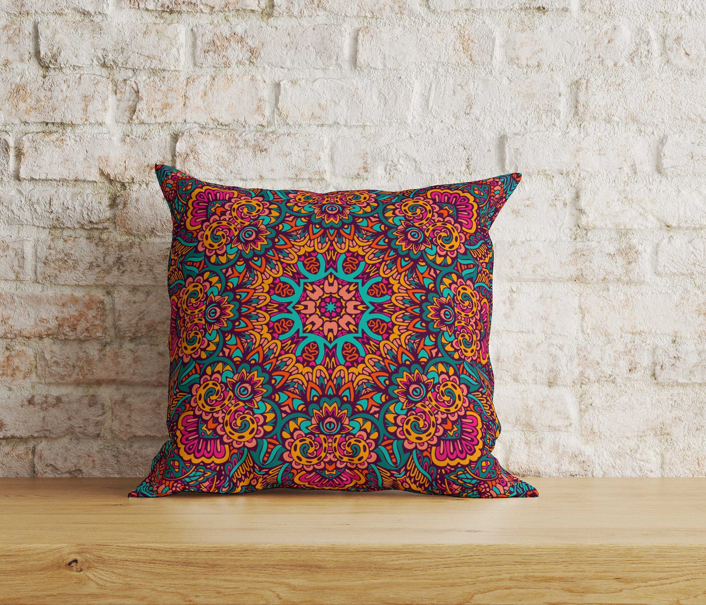 Onay Home Textile Cushion Covers 5 / 12 x 12 inch (30 x 30 cm) Double Side Mandala Pillow Cover Geometric Design Cushion Covers UK