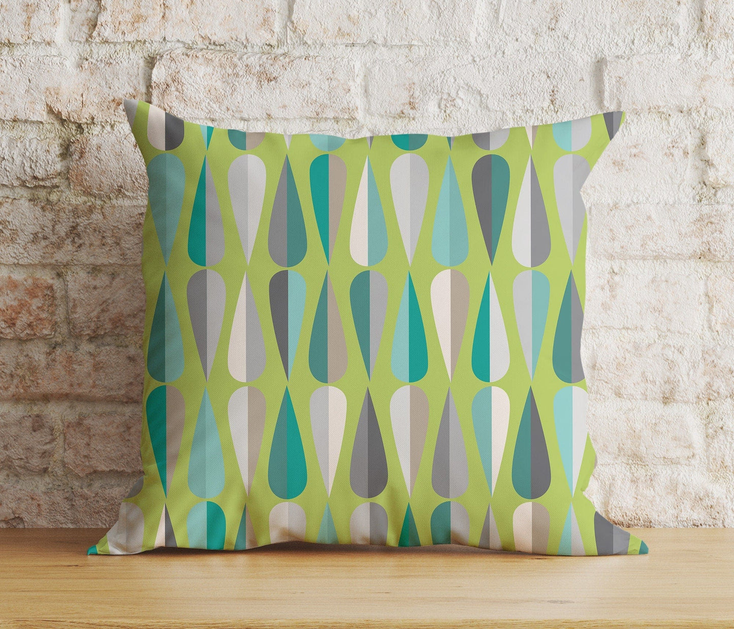 Onay 8 / 12 x 12 inch (30 x 30 cm) Double Side Mid Century Modern Colorful Abstract Cushion Cover