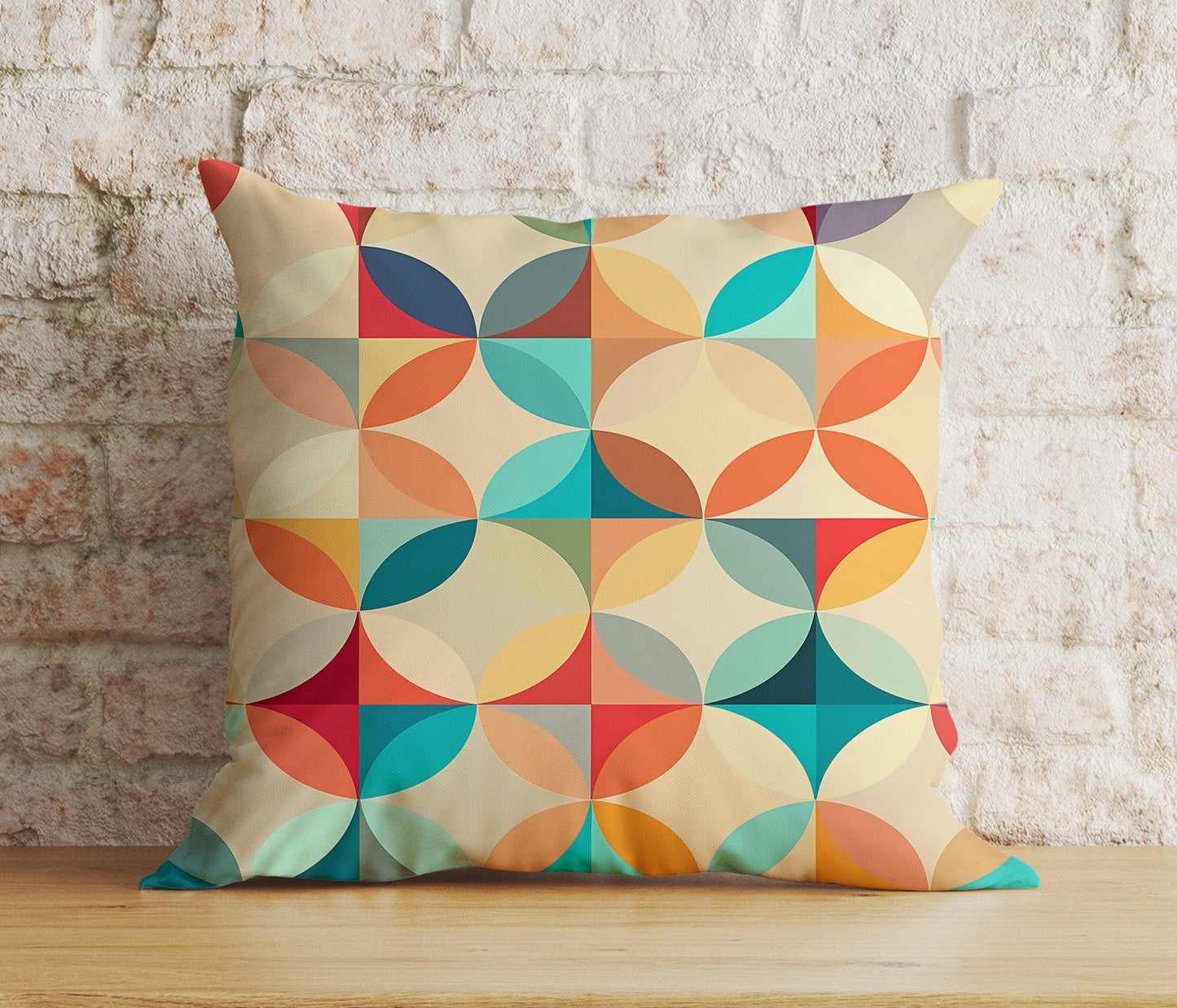 Onay Home Textile Cushion Covers 4 / 12 x 12 inch (30 x 30 cm) Double Side Mid Century Modern Retro Abstract Home Decor Cushion Cover