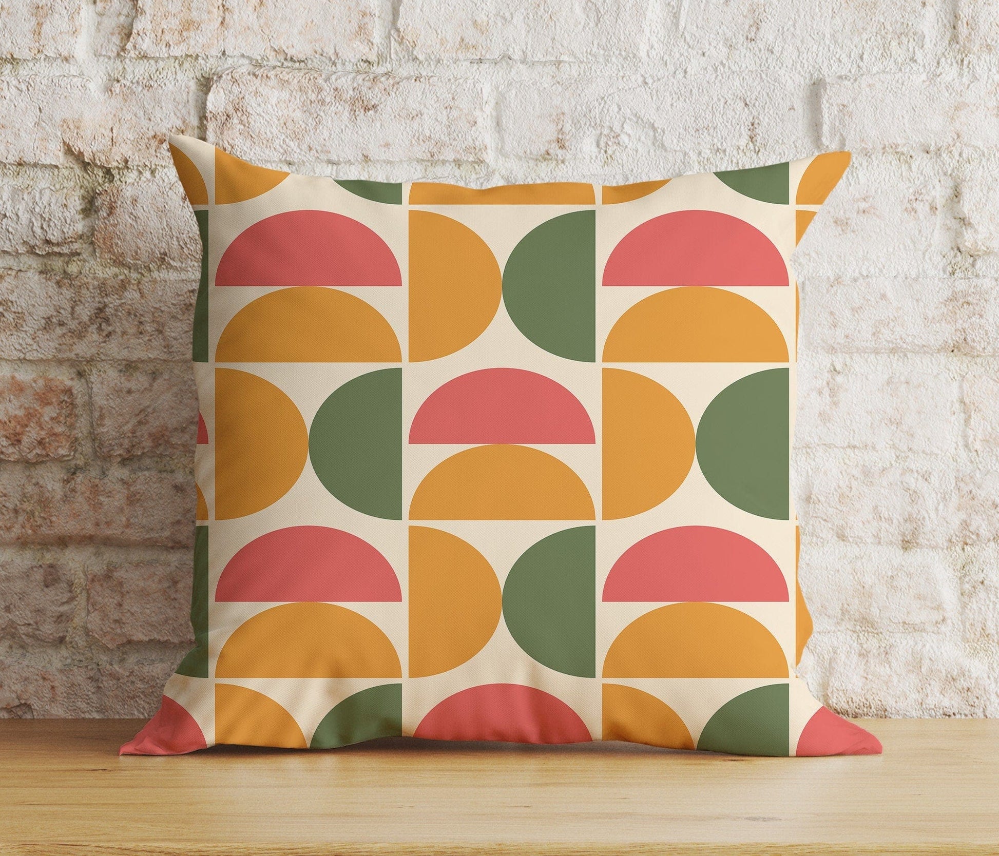 Onay Home Textile Cushion Covers 3 / 12 x 12 inch (30 x 30 cm) Double Side Mid Century Modern Retro Abstract Home Decor Cushion Cover