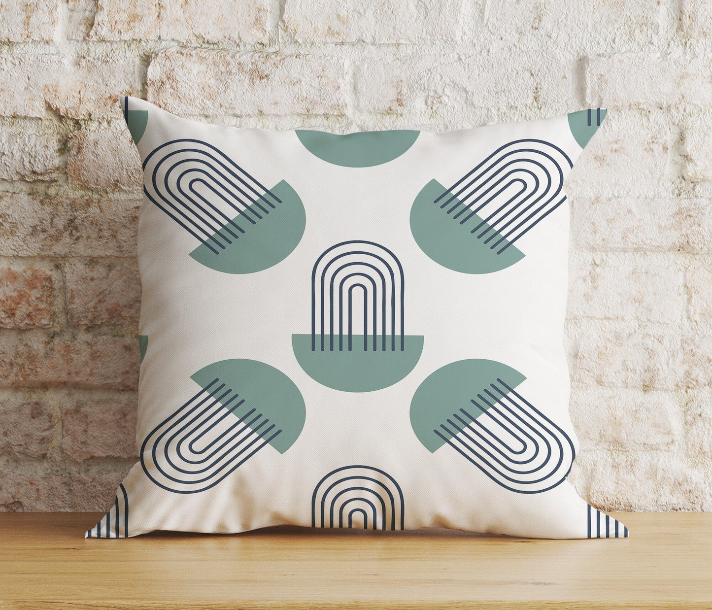 Onay Home Textile Cushion Covers 6 / 12 x 12 inch (30 x 30 cm) Double Side Mid Century Pillow Cover Rainbow Colorful Cushion Cover