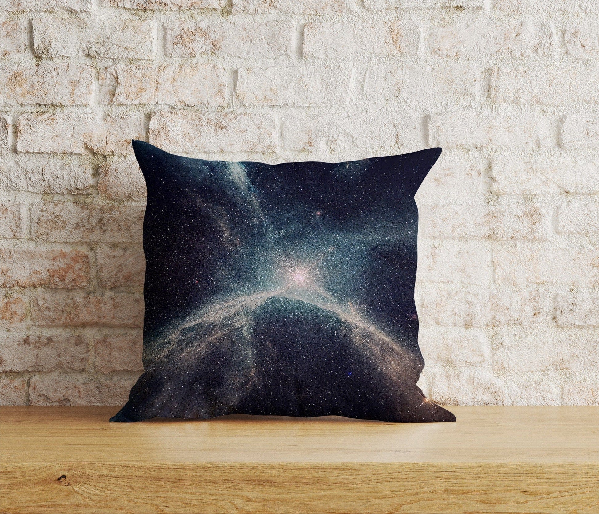 Onay Home Textile Cushion Covers 3 / 12 x 12 inch (30 x 30 cm) Double Side Milky Way Galaxy Cushion Cover Star Space Pillow Covers