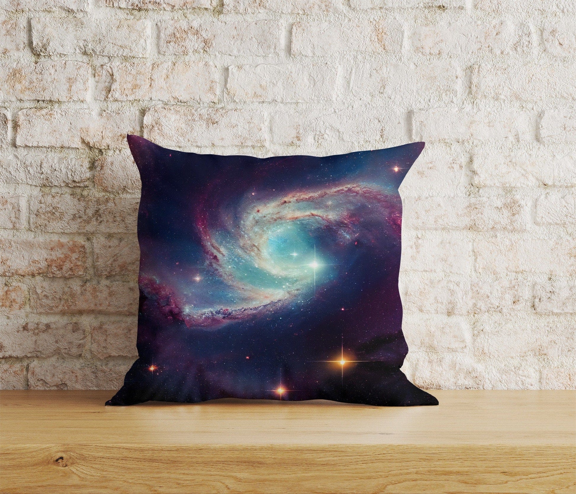 Onay Home Textile Cushion Covers 2 / 12 x 12 inch (30 x 30 cm) Double Side Milky Way Galaxy Cushion Cover Star Space Pillow Covers