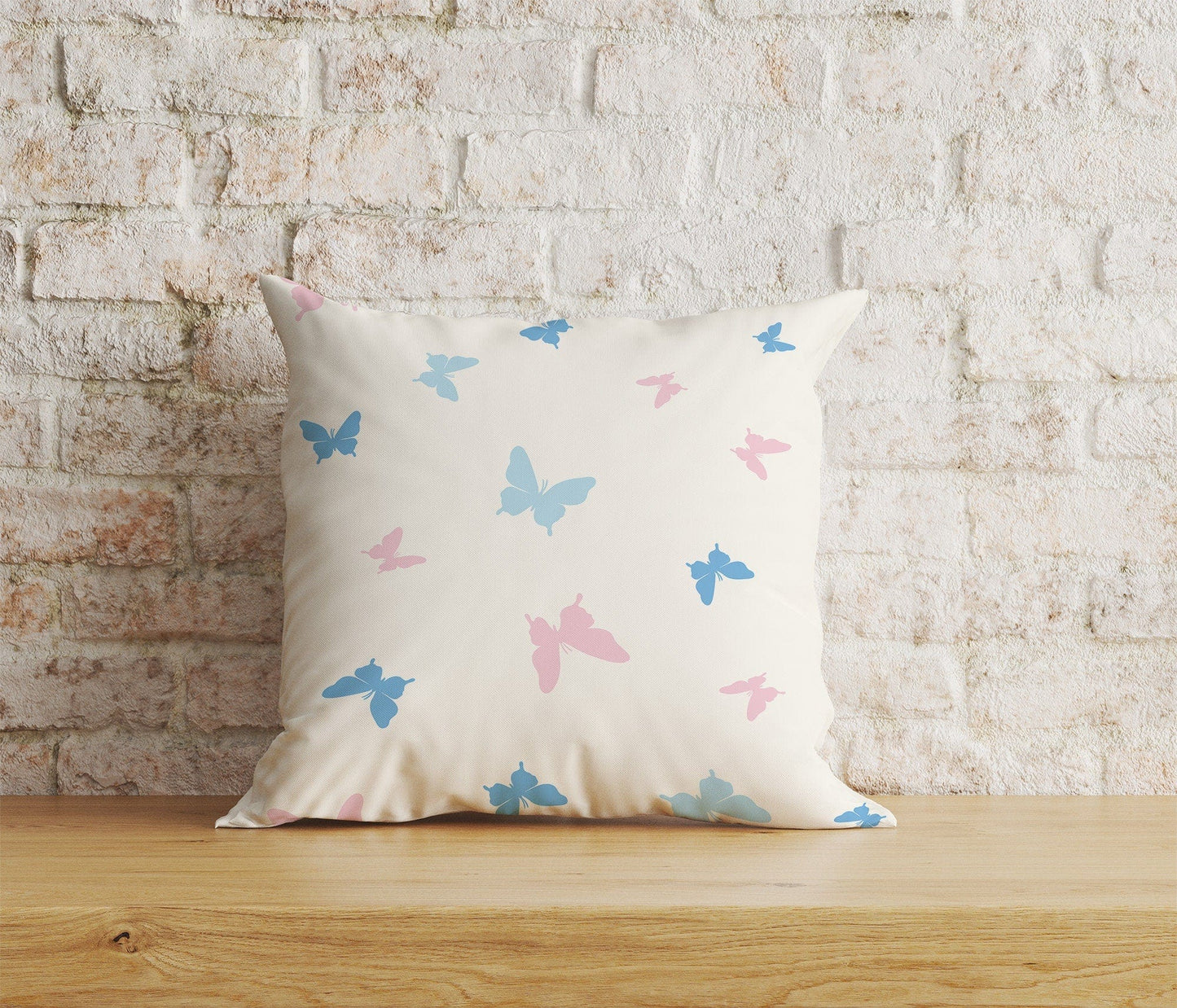 Onay Home Textile Cushion Covers 5 / 12 x 12 inch (30 x 30 cm) Double Side Minimal Butterfly Cushion Cover Animal Kitchen Garden Decor