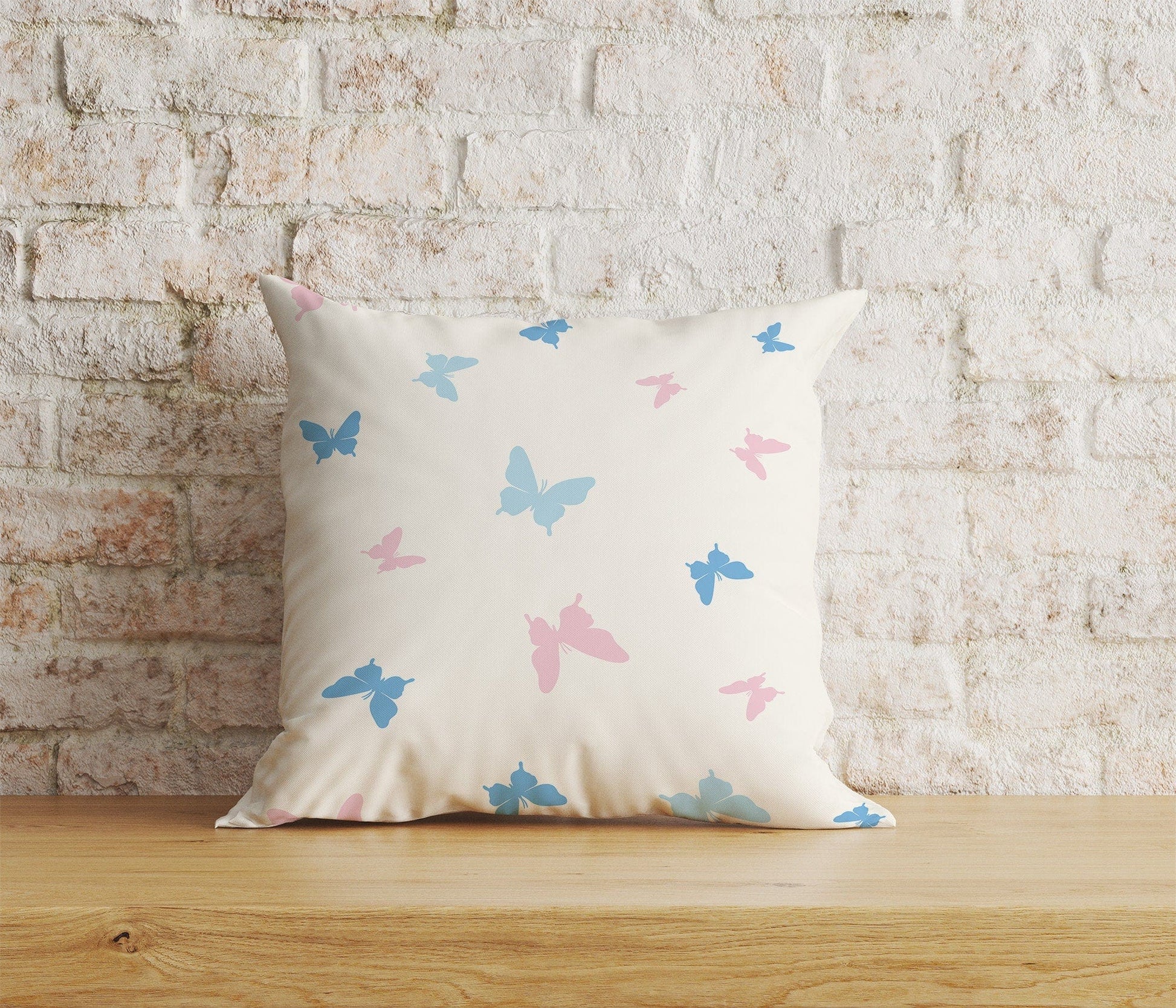 Onay Home Textile Cushion Covers 5 / 12 x 12 inch (30 x 30 cm) Double Side Minimal Butterfly Cushion Cover Animal Kitchen Garden Decor