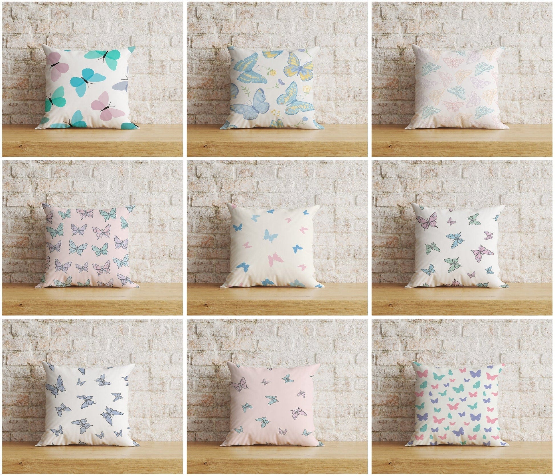 Onay Home Textile Cushion Covers Minimal Butterfly Cushion Cover Animal Kitchen Garden Decor