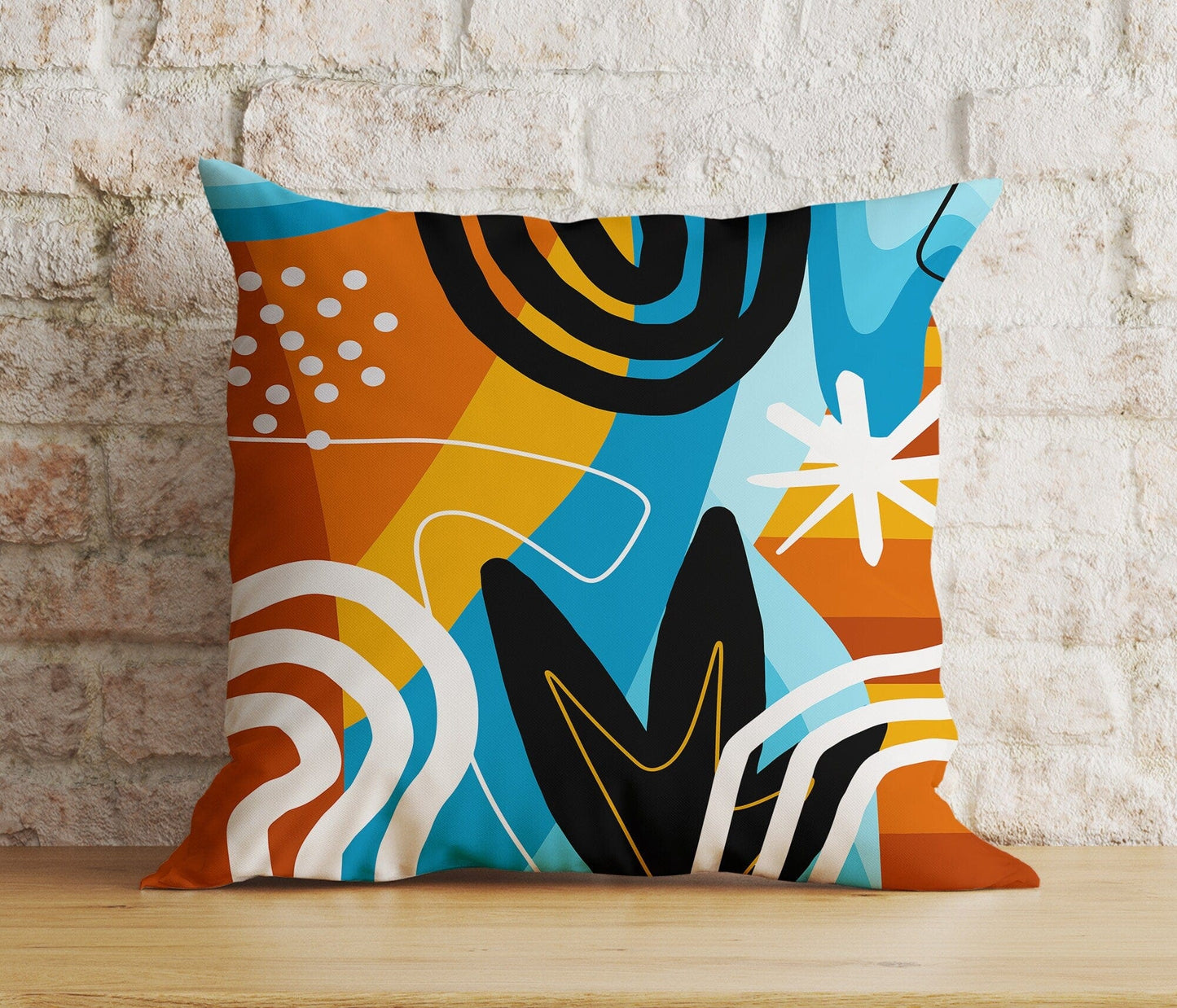 Onay Home Textile Cushion Covers 4 / 12 x 12 inch (30 x 30 cm) Double Side Modern Abstract Cushion Covers Minimalist Pillow Cover 16x16