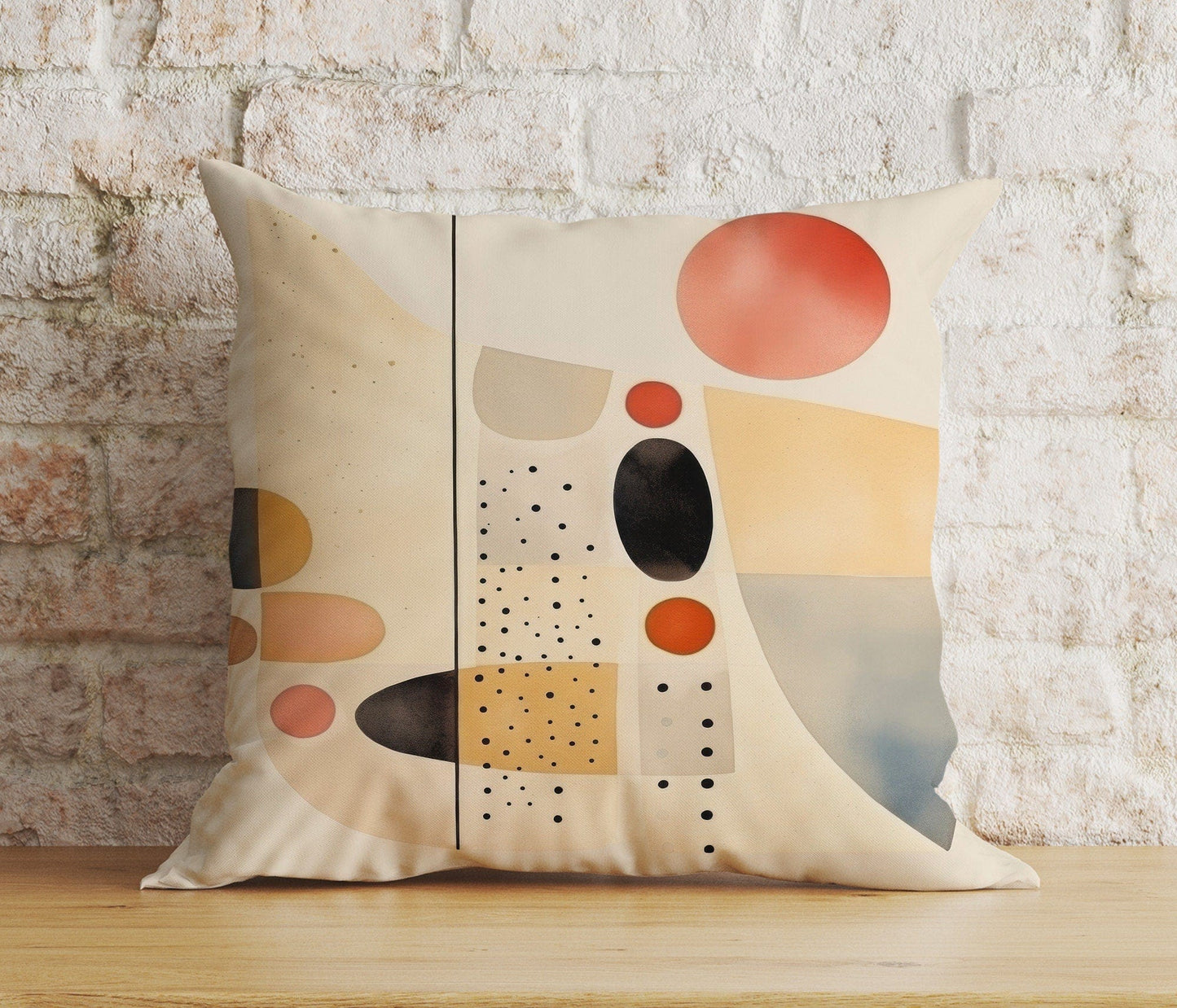 Onay 6 / 12 x 12 inch (30 x 30 cm) Double Side Modern Abstract Minimalist Blue Colorful Cushion Covers