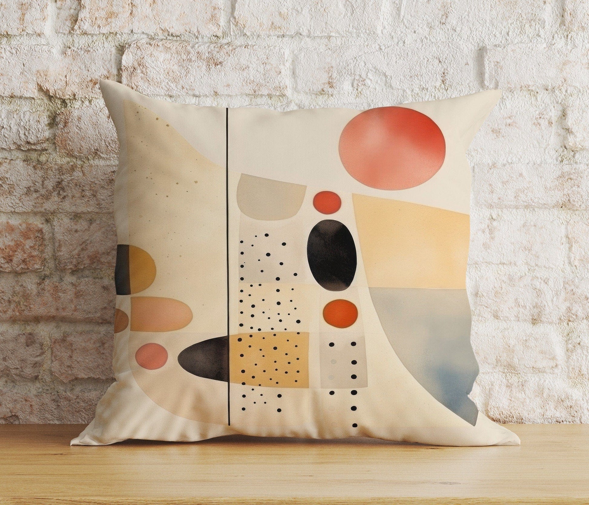 Onay 6 / 12 x 12 inch (30 x 30 cm) Double Side Modern Abstract Minimalist Blue Colorful Cushion Covers