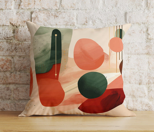 Onay 1 / 12 x 12 inch (30 x 30 cm) Double Side Modern Abstract Minimalist Blue Colorful Cushion Covers