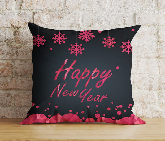 Onay 1 / 12 x 12 inch (30 x 30 cm) Double Side Modern Black Christmas Sleek Holiday Decor Cushion Covers