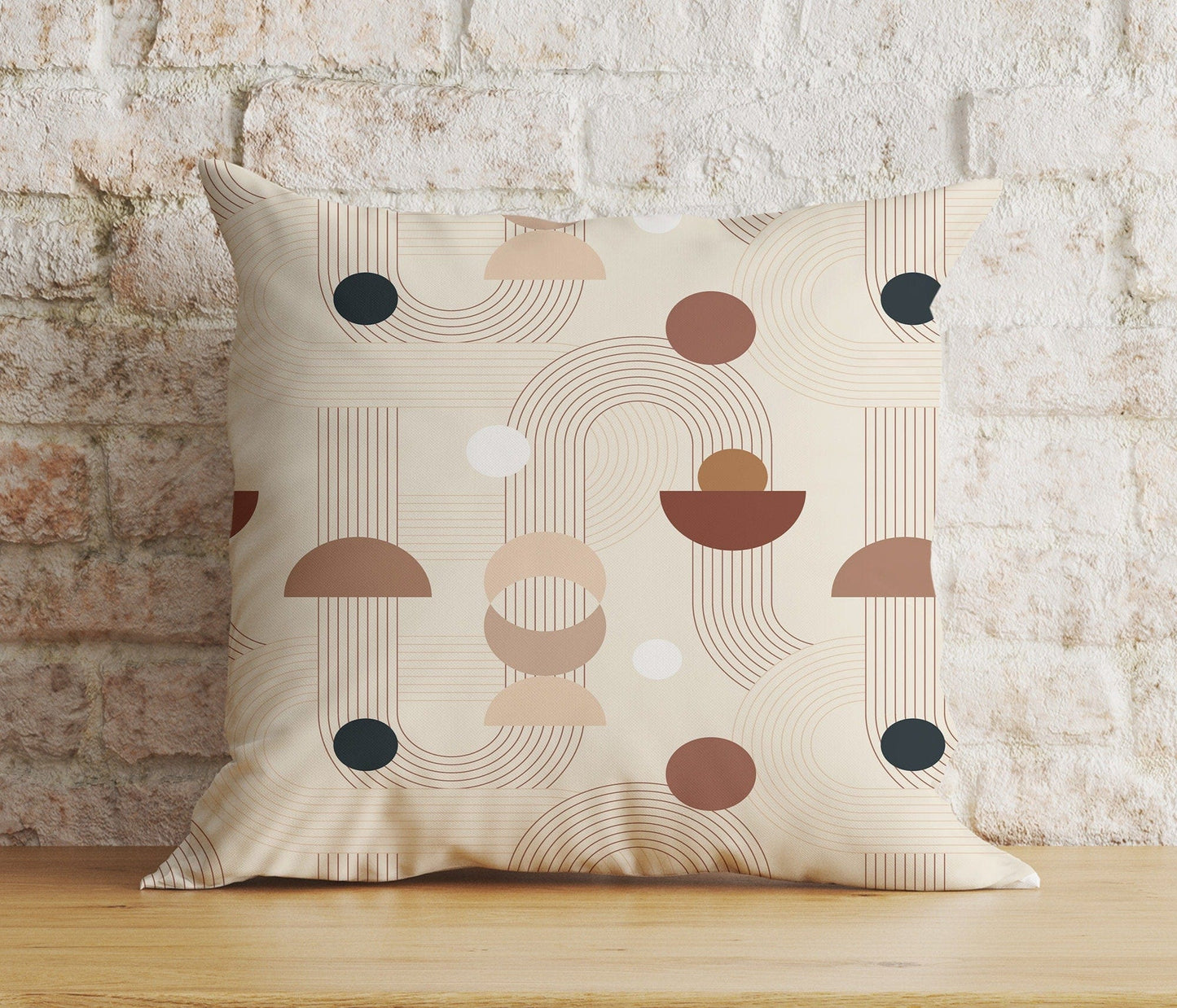 Onay Home Textile Cushion Covers 2 / 12 x 12 inch (30 x 30 cm) Double Side Modern Boho Minimalist Drawings Decor Cushion Covers