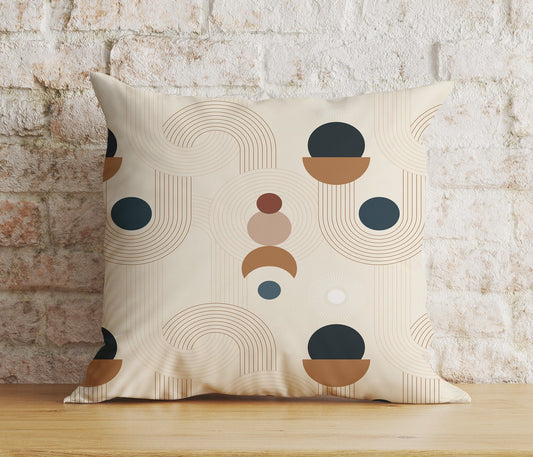 Onay Home Textile Cushion Covers 1 / 12 x 12 inch (30 x 30 cm) Double Side Modern Boho Minimalist Drawings Decor Cushion Covers