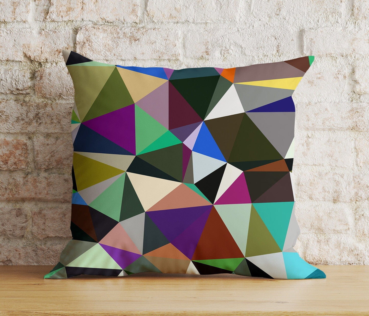 Onay 2 / 12 x 12 inch (30 x 30 cm) Double Side Multicolor Geometric Modern Decoration Cushion Cover