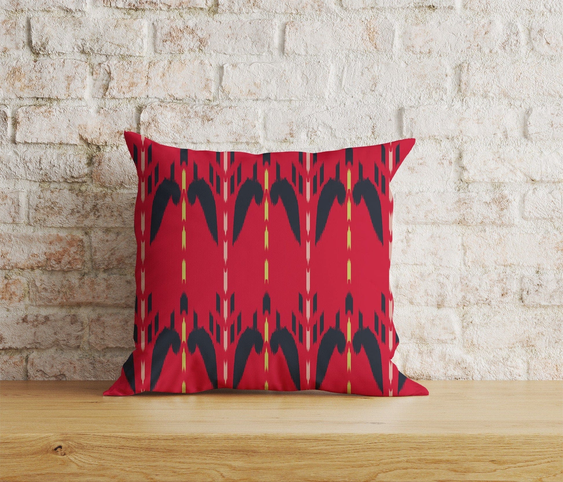 Onay Home Textile Cushion Covers 4 / 12 x 12 inch (30 x 30 cm) Double Side Native American Patterns Cushion Covers Parfleche Cover