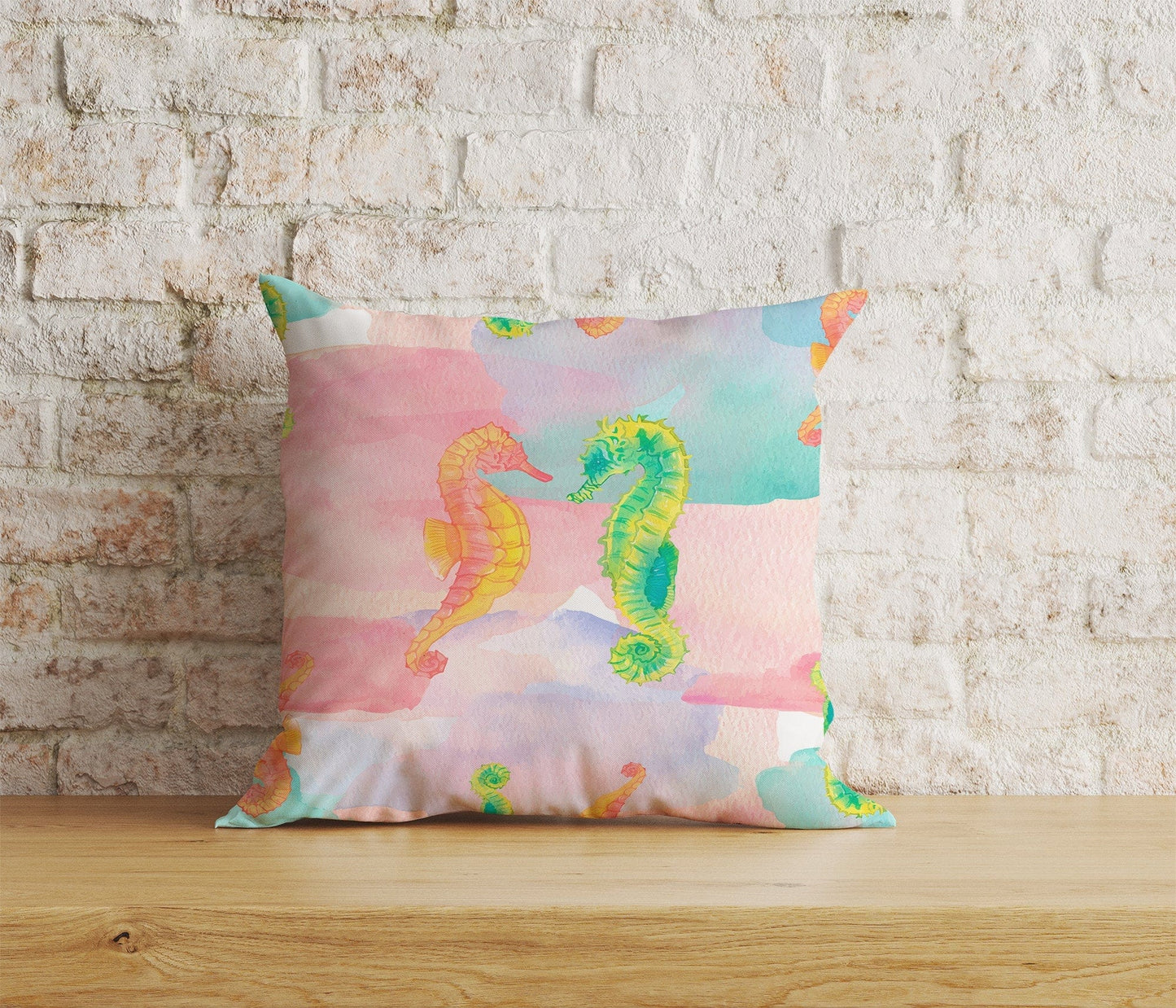 Onay Home Textile Cushion Covers 5 / 12 x 12 inch (30 x 30 cm) Double Side Nautical Cushion Covers Under Ocean Wildlife Scatter Cushion