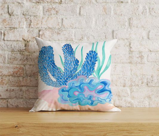 Onay Home Textile Cushion Covers 1 / 12 x 12 inch (30 x 30 cm) Double Side Nautical Cushion Covers Under Ocean Wildlife Scatter Cushion