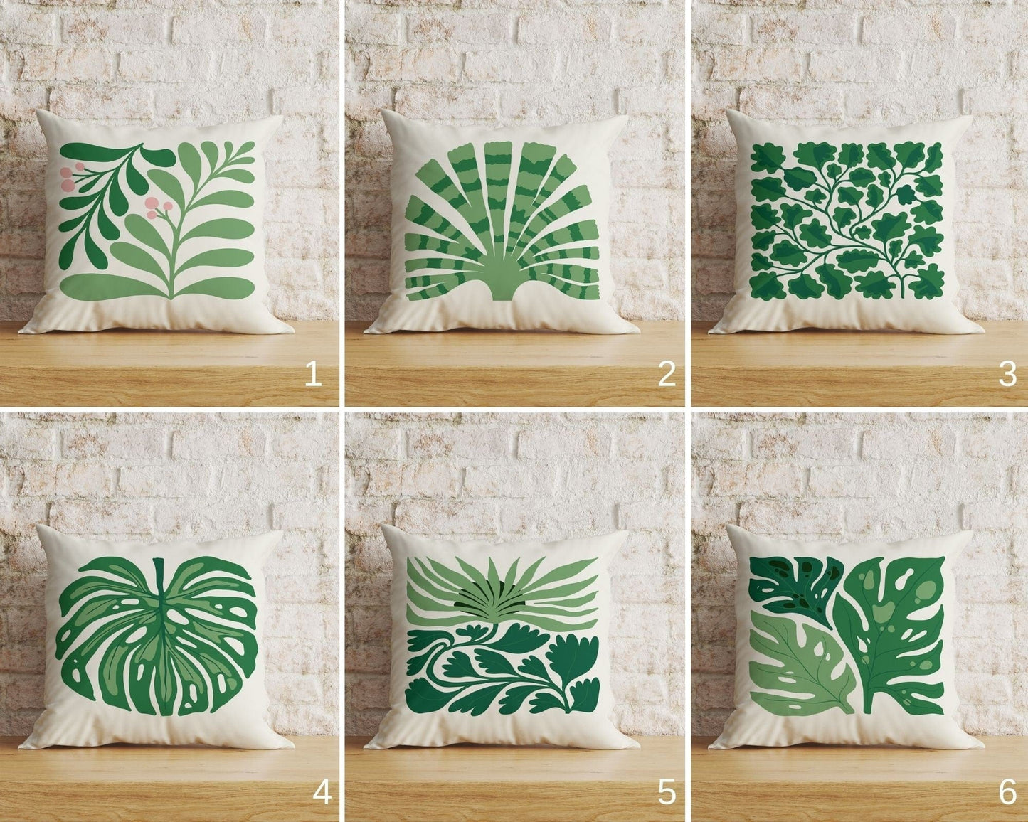 Onay Home Textile Cushion Covers Palm Green Grove Cushion Covers Indoor/Outdoor Pillow Covers