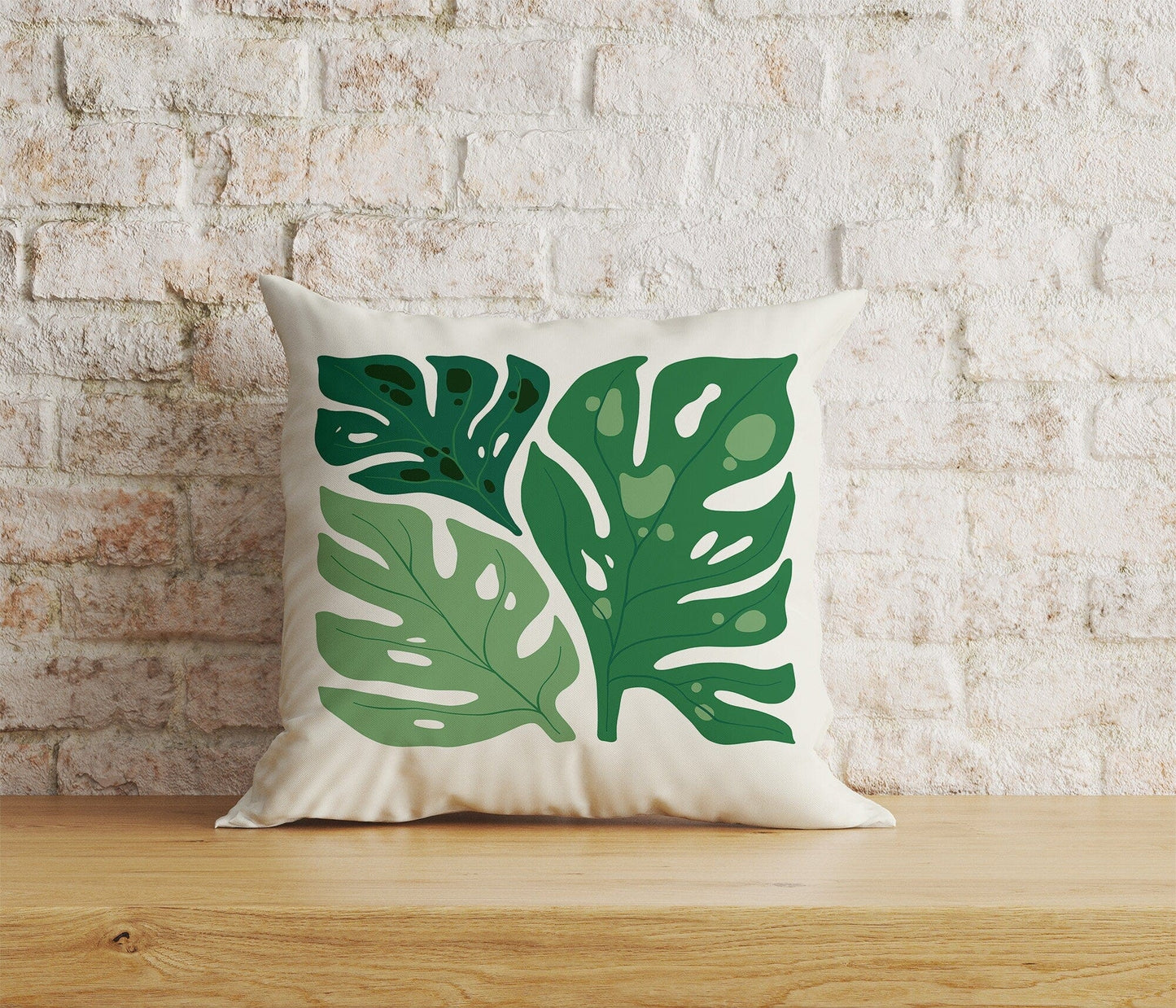 Onay Home Textile Cushion Covers 6 / 12 x 12 inch (30 x 30 cm) Double Side Palm Green Grove Cushion Covers Indoor/Outdoor Pillow Covers