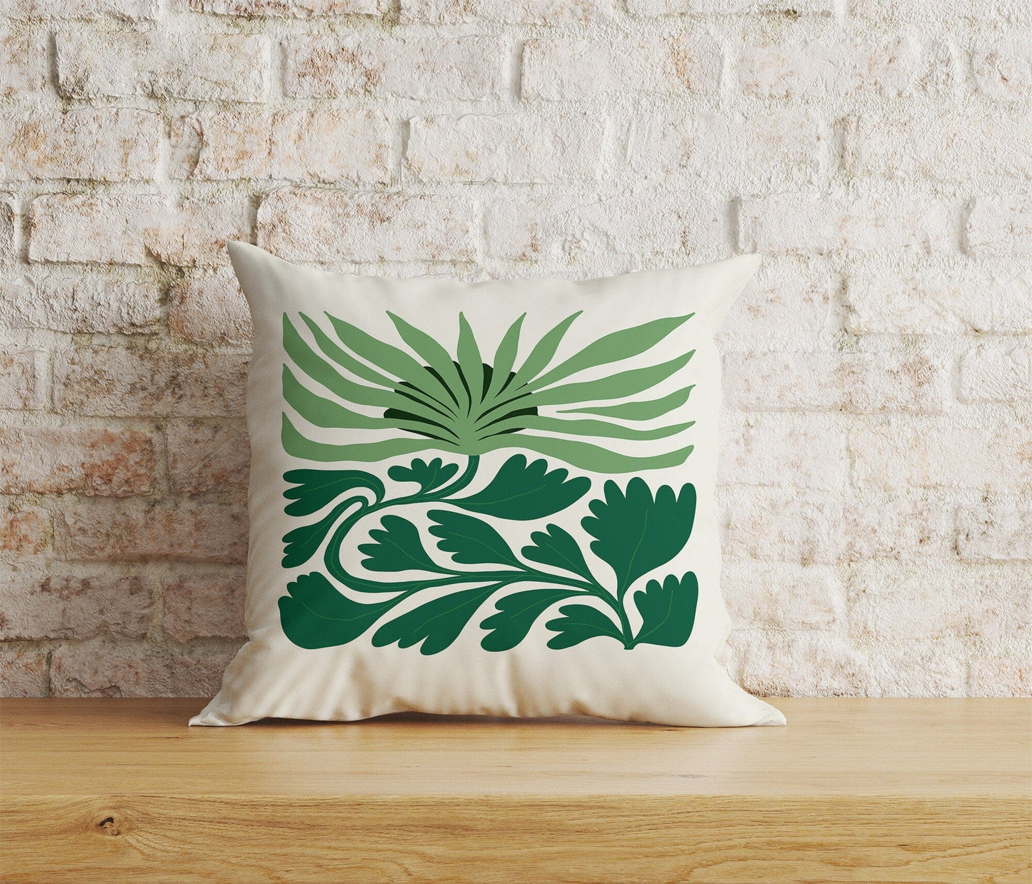 Onay Home Textile Cushion Covers 5 / 12 x 12 inch (30 x 30 cm) Double Side Palm Green Grove Cushion Covers Indoor/Outdoor Pillow Covers